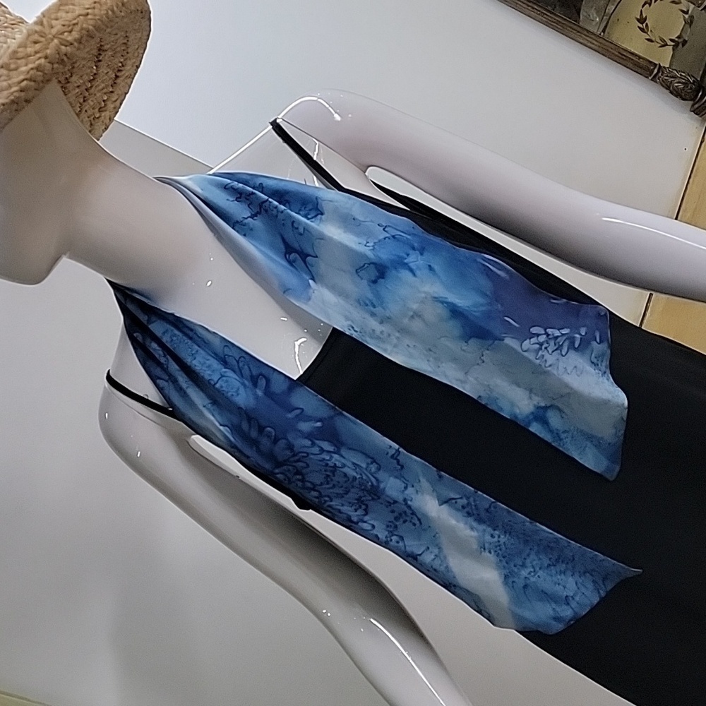 Lightweight Watercolor Scarf Twilly